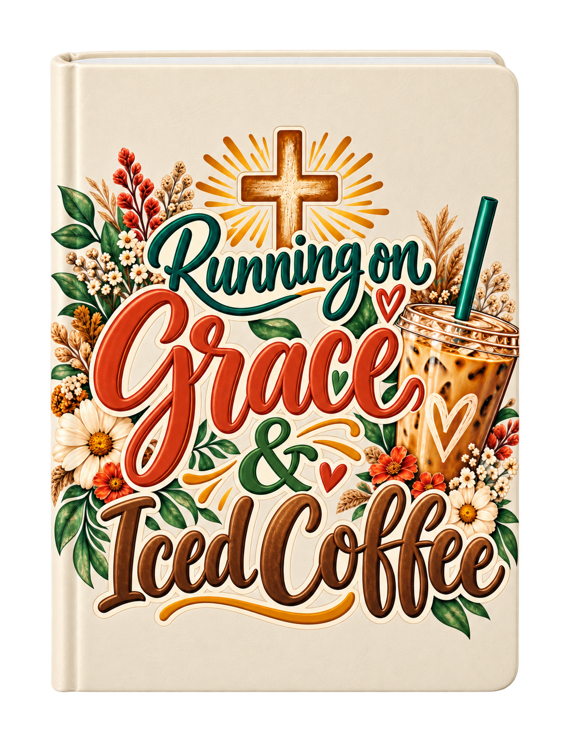 Running on Grace & Iced Coffee- -UV DTF
