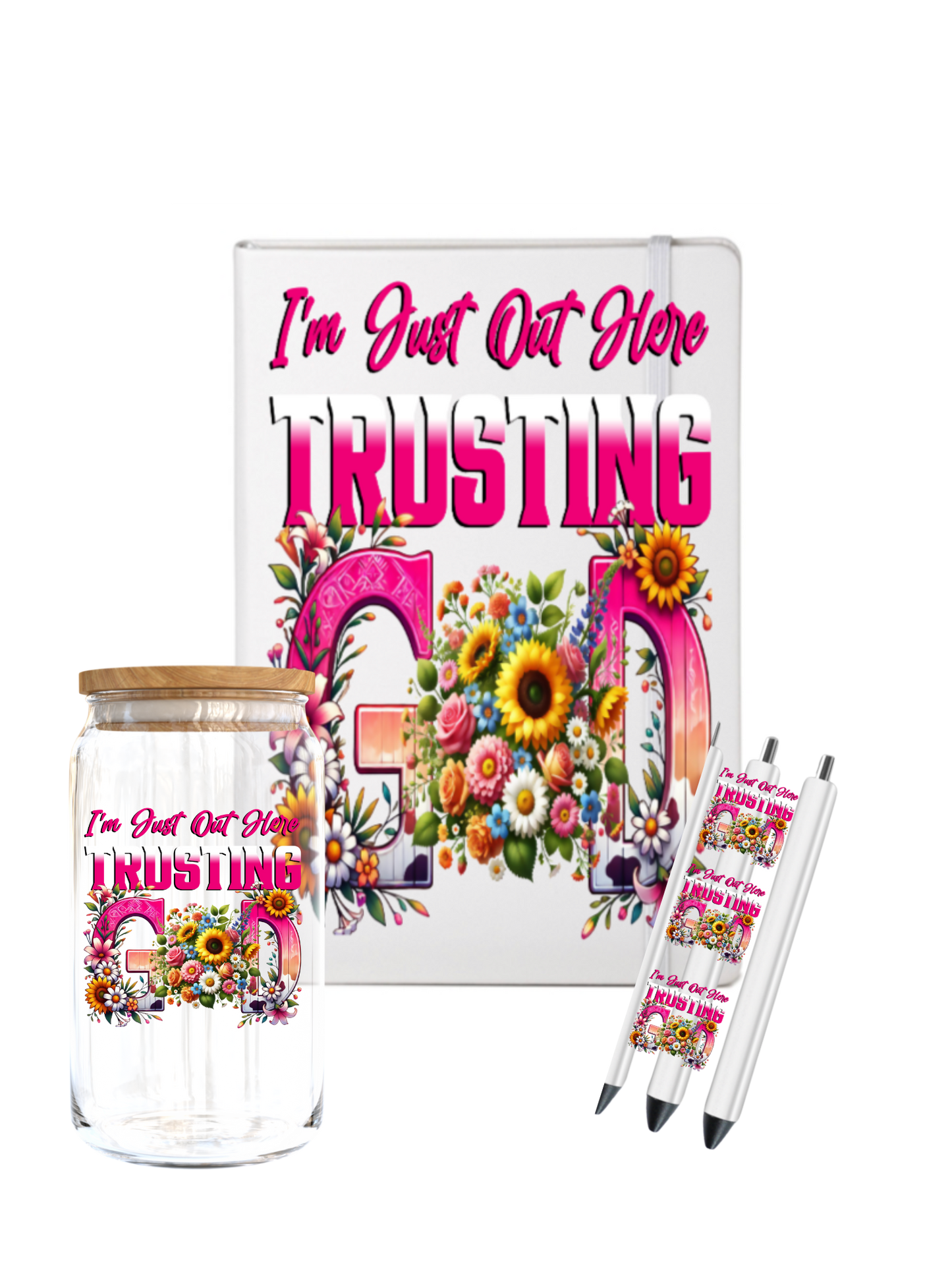 I'm just out here Trusting GOD - (Christian related)-UV DTF