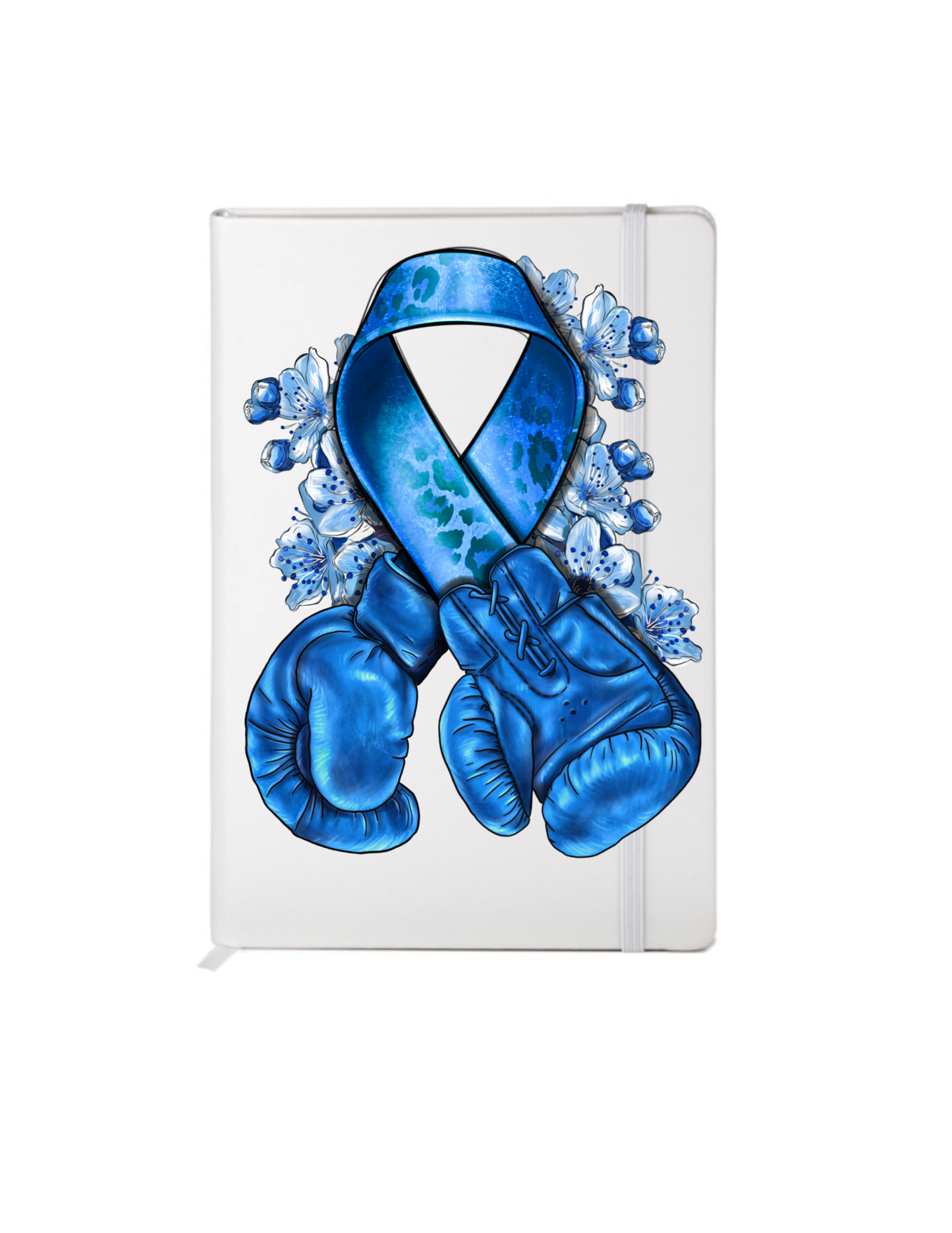 Blue ribbon -UV DTF