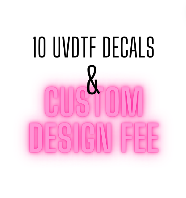 Custom 3' inches'' Size Suitable for Coffee Mugs and Glass Cans-UV DTF DECAL