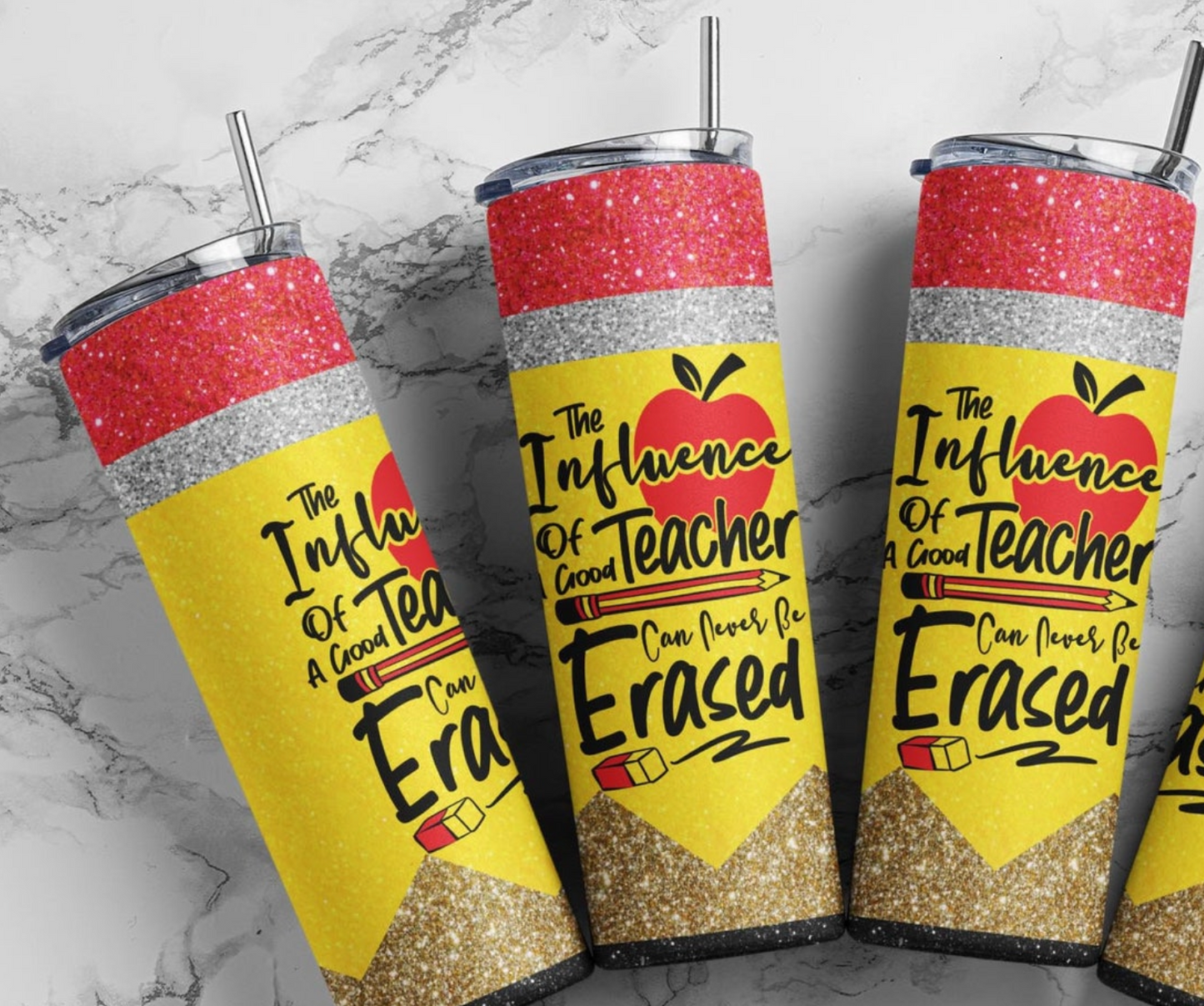 The Influence of A Good Teacher 20oz Skinny Tumbler Sublimation