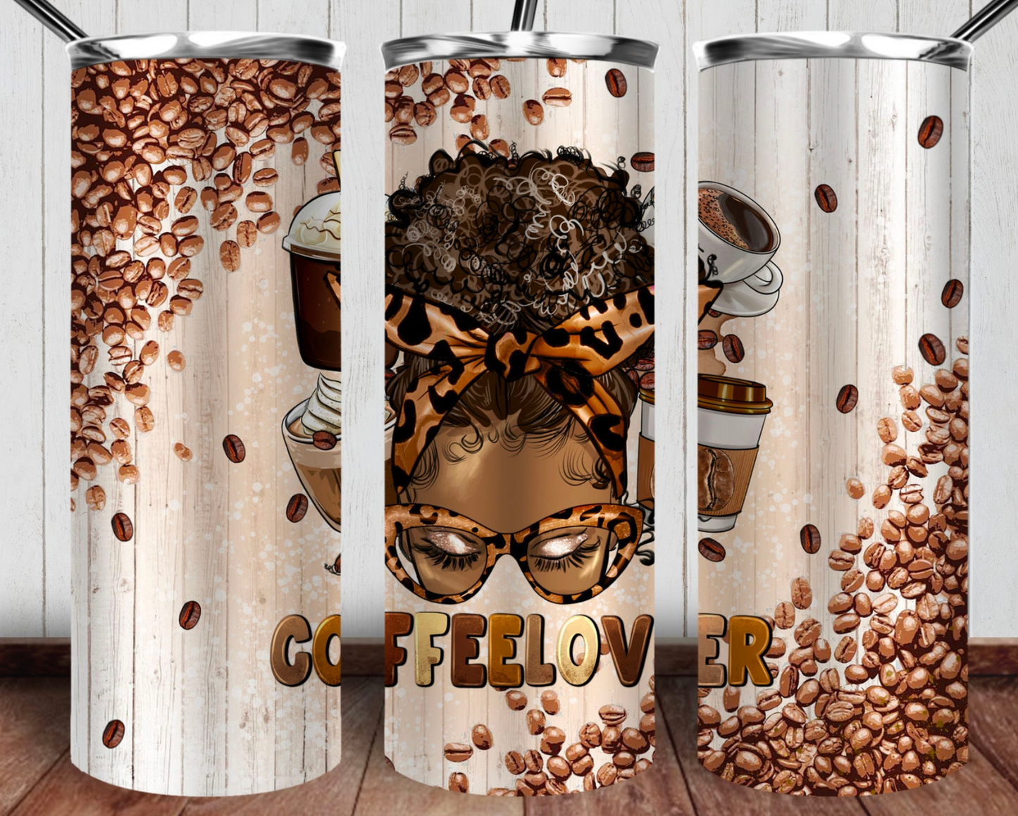 Coffee lover tumbler-20oz Skinny Tumbler