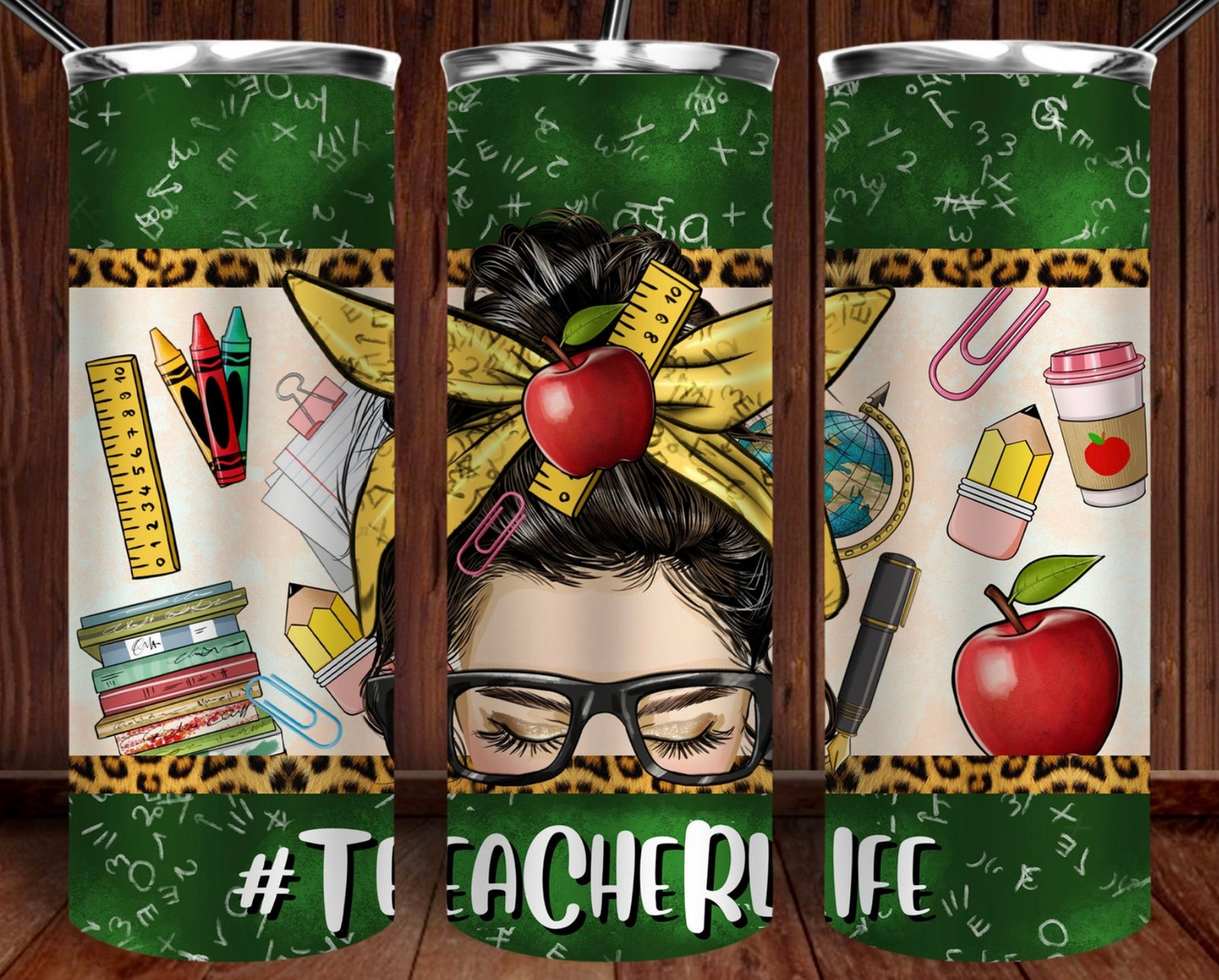 Teacher tumbler-20oz Skinny Tumbler