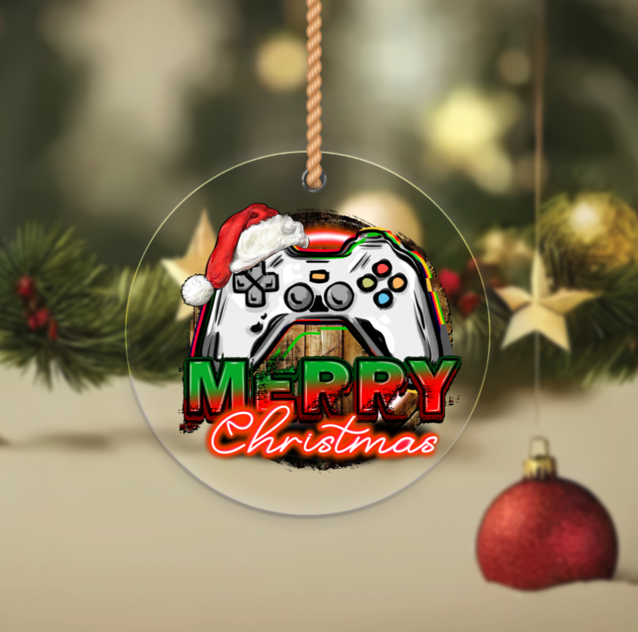 Gamer Controller -Christmas Ornament UV DTF