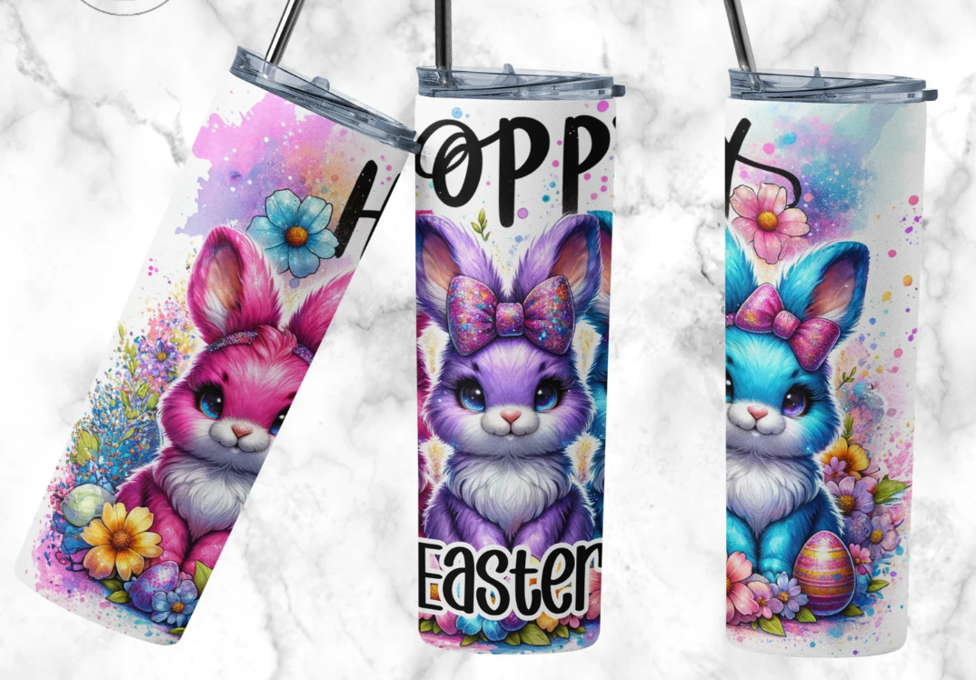 Hoppy Easter-20oz Skinny Tumbler
