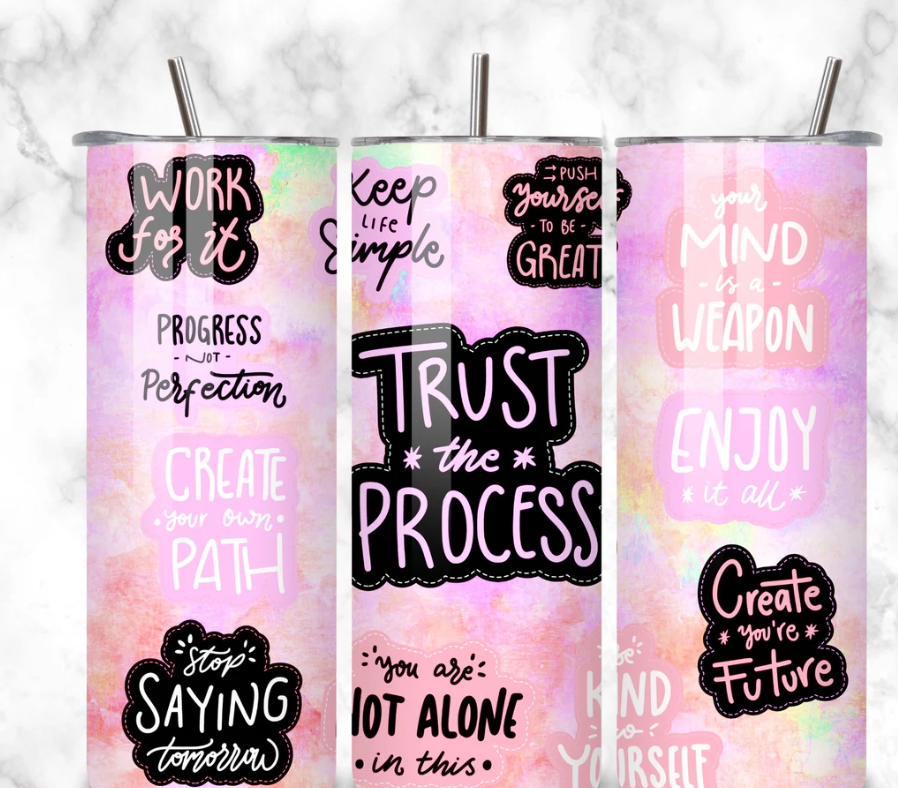 Motivation, Inspirational, Self Love-20oz Skinny Tumbler