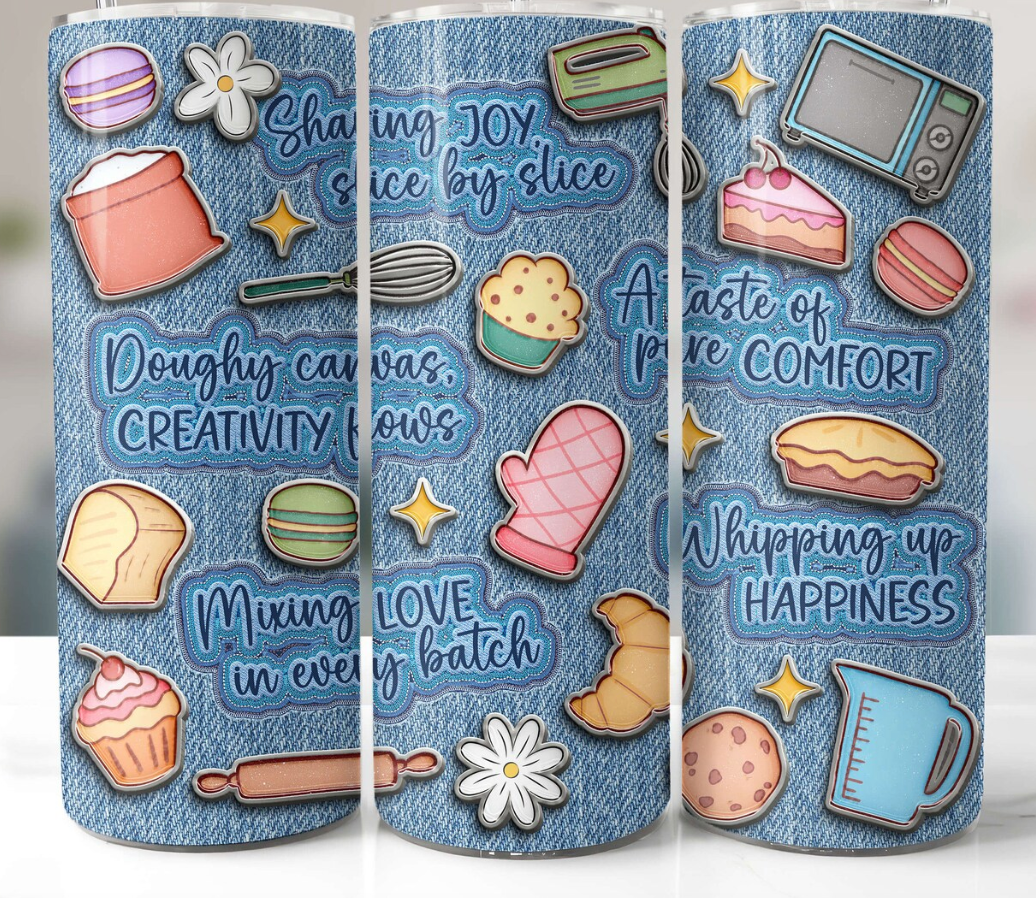 Baking -20oz Skinny Tumbler