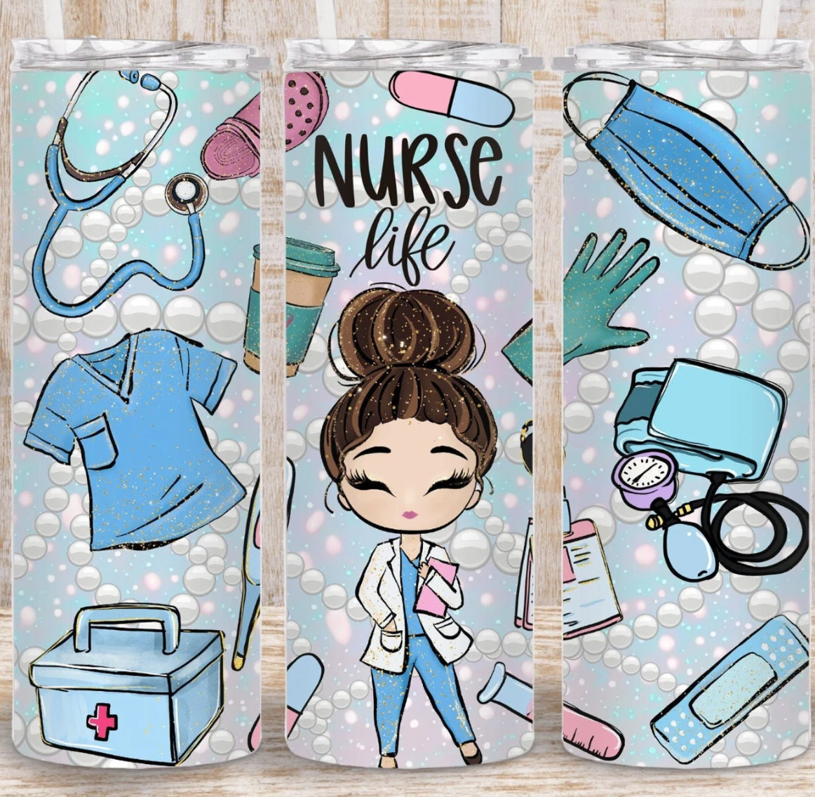 Nurse Life -20oz Skinny Tumbler