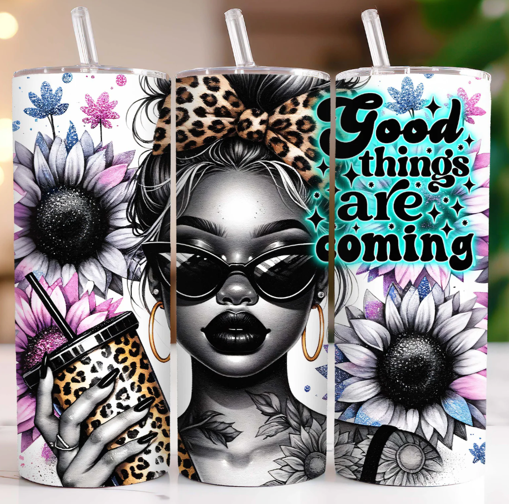 Good things are coming-20oz Skinny Tumbler