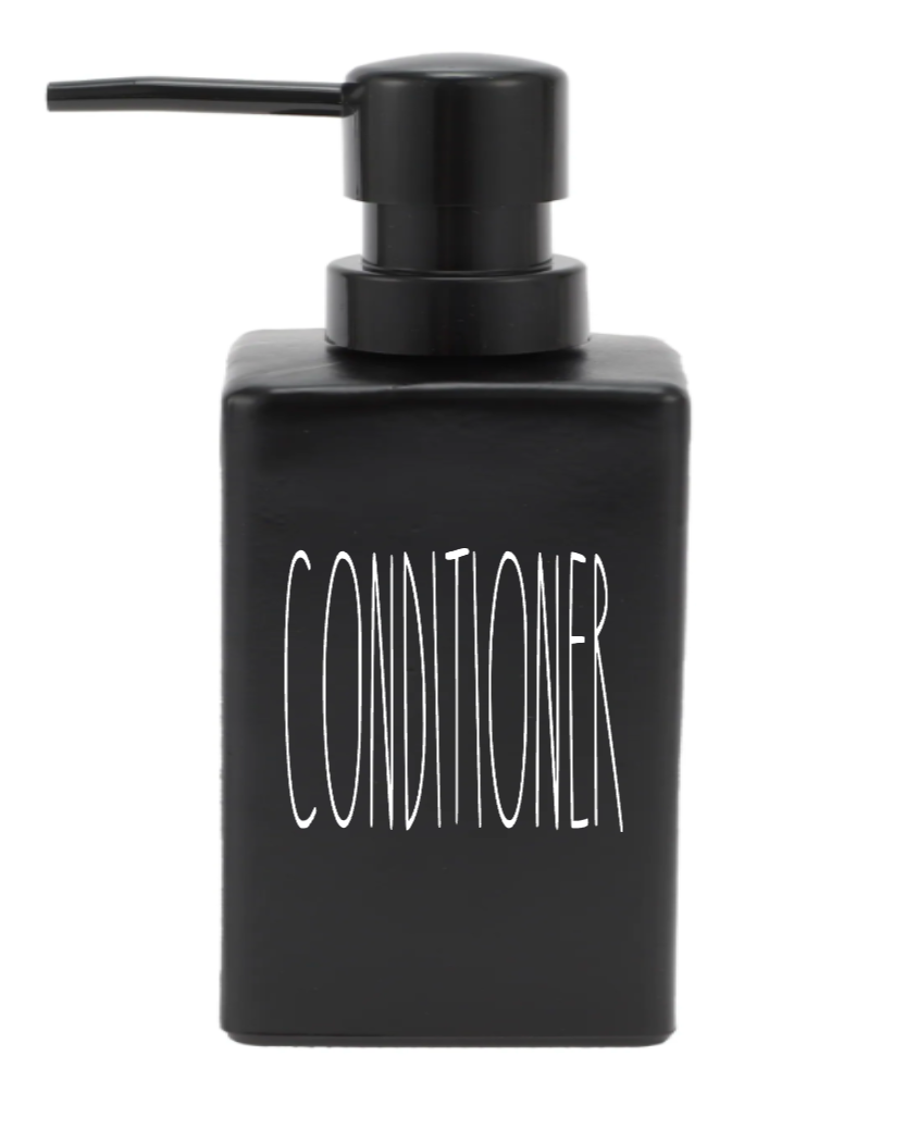 Conditioner -(WHITE FONT) -UV DTF DECAL 3''