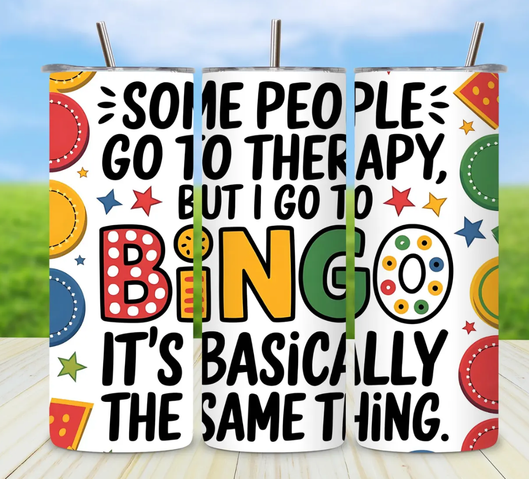 Bingo -20oz Skinny Tumbler