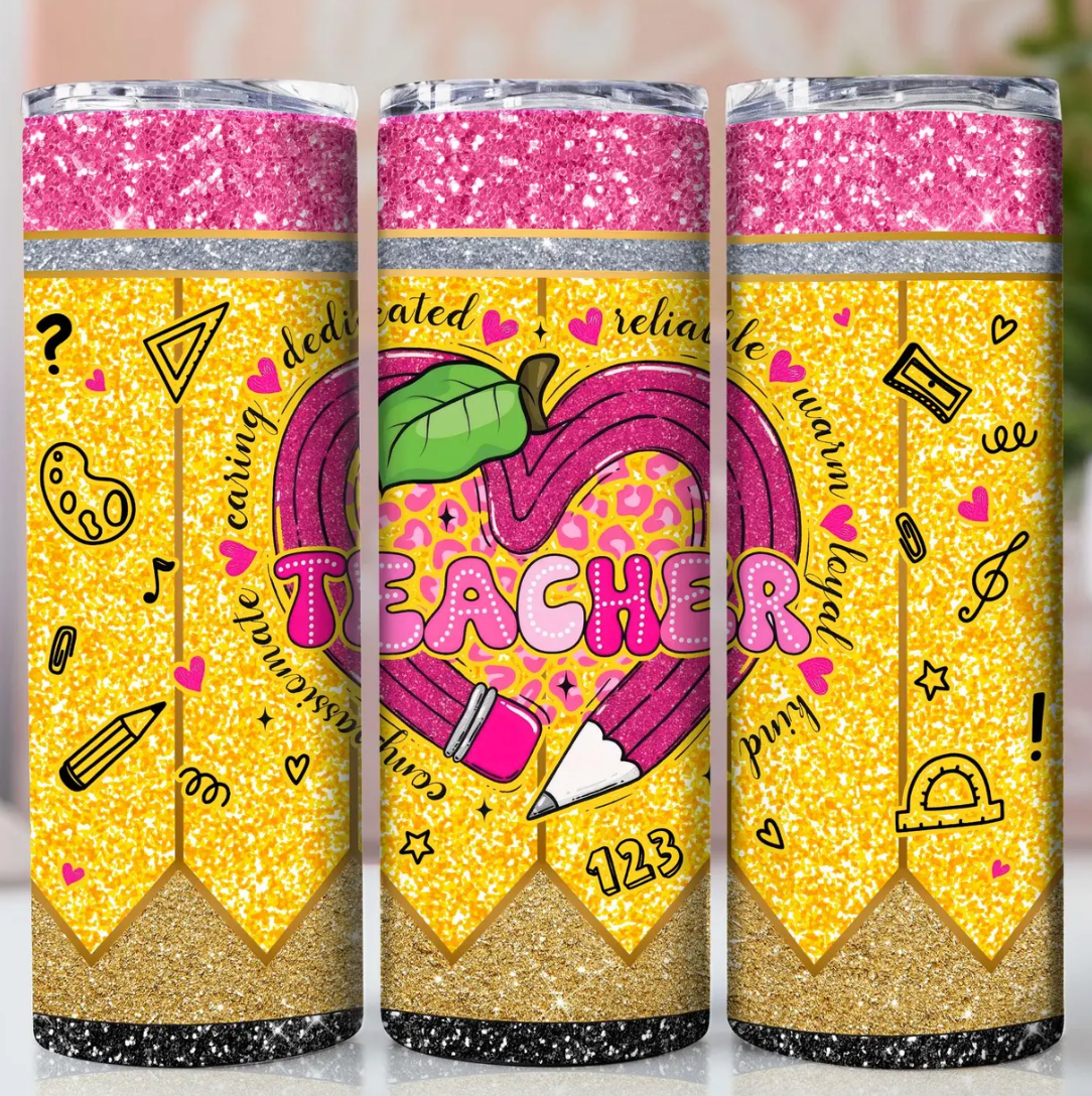 Teacher-20oz Skinny Tumbler