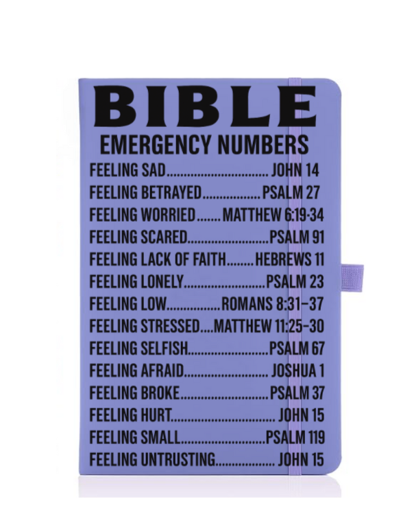 Bible Emergency Numbers | Journal UV DTF DECAL