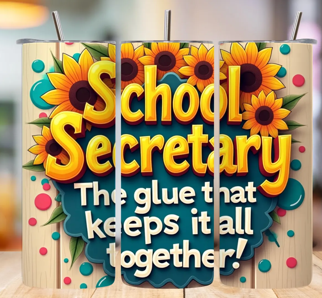 School Secretary - 20oz transfer
