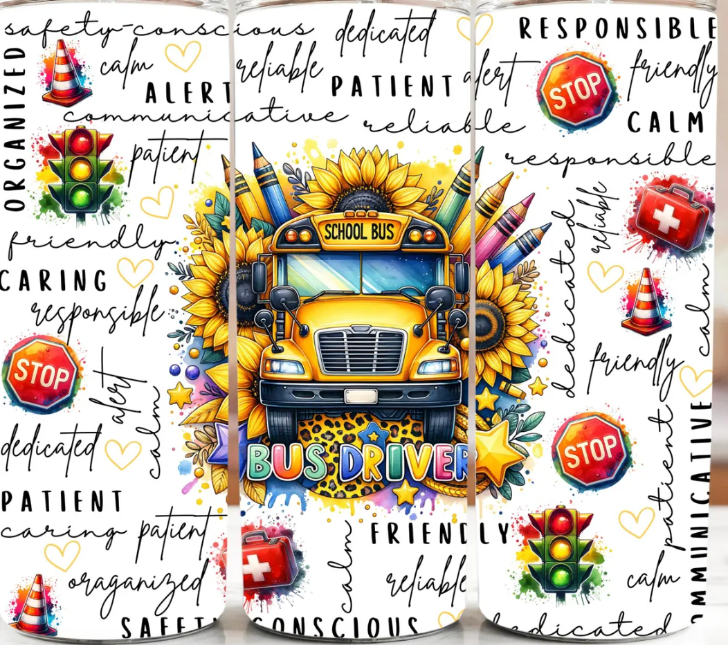 School Bus Driver-20oz transfer