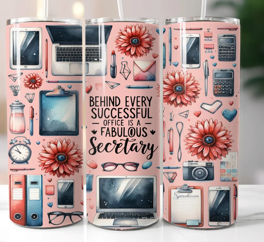 Secretary -20oz Skinny Tumbler