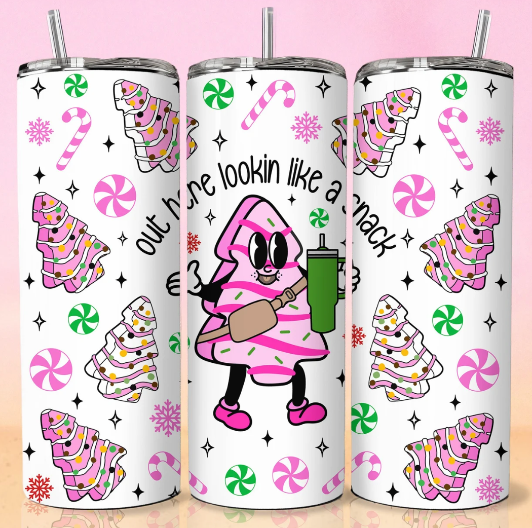 Out here looking like Snack-20oz Skinny Tumbler