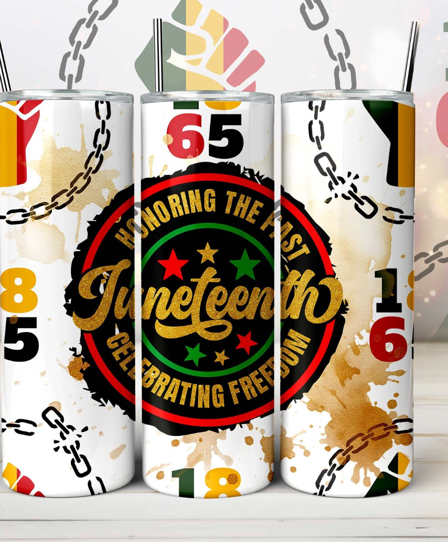 Juneteenth20oz Skinny Tumbler