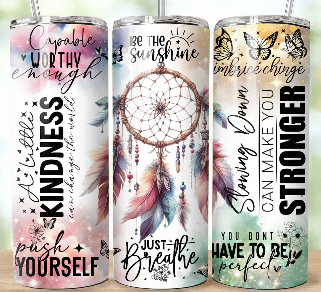 Kindess-20oz Skinny Tumbler