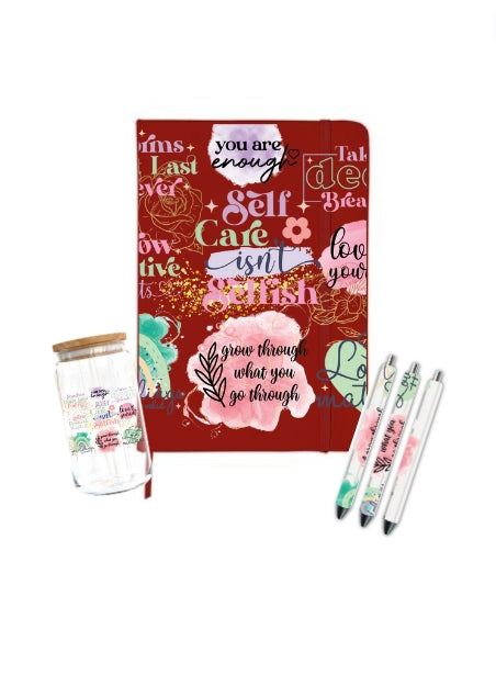Self-care isn't selfish | Journal UV DTF DECAL
