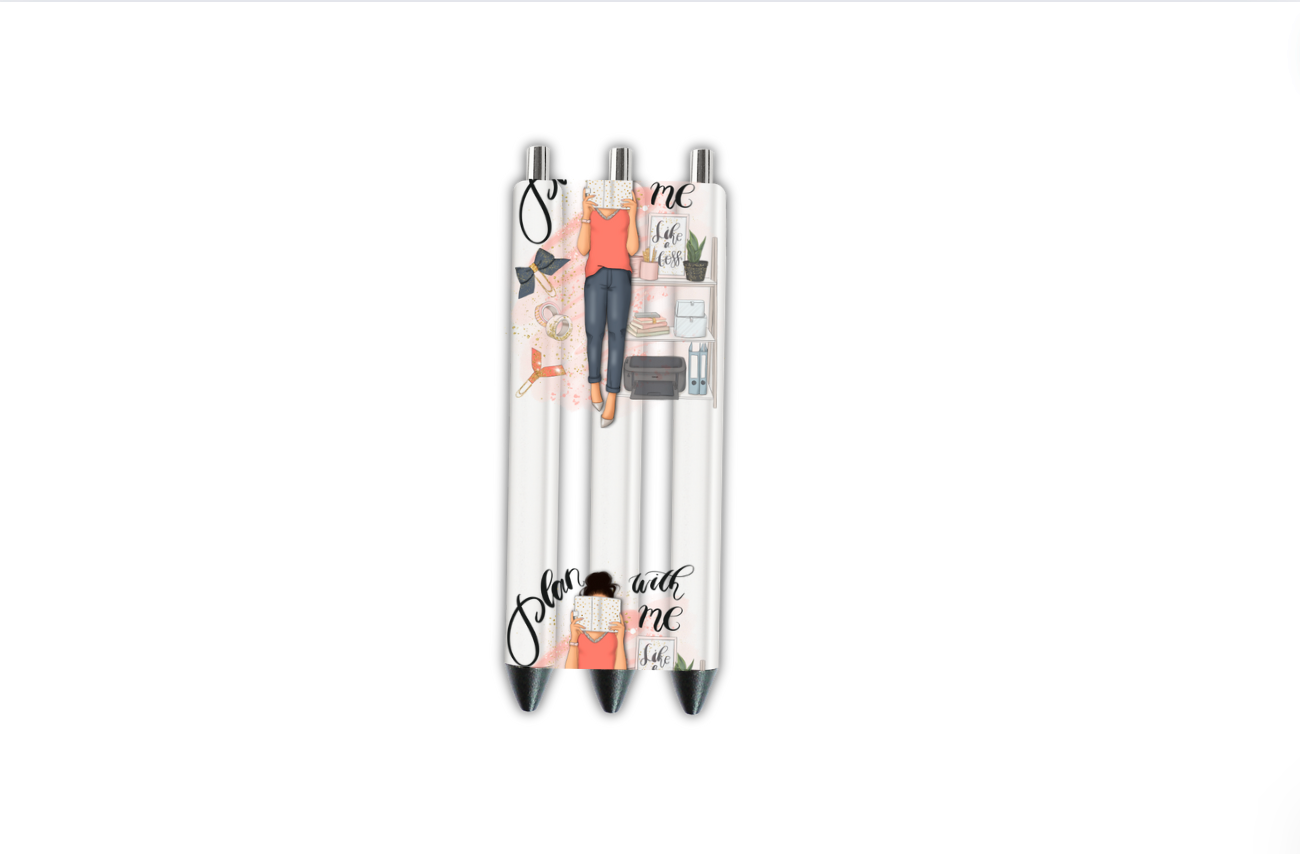 Plan with me | Journal UV DTF DECAL