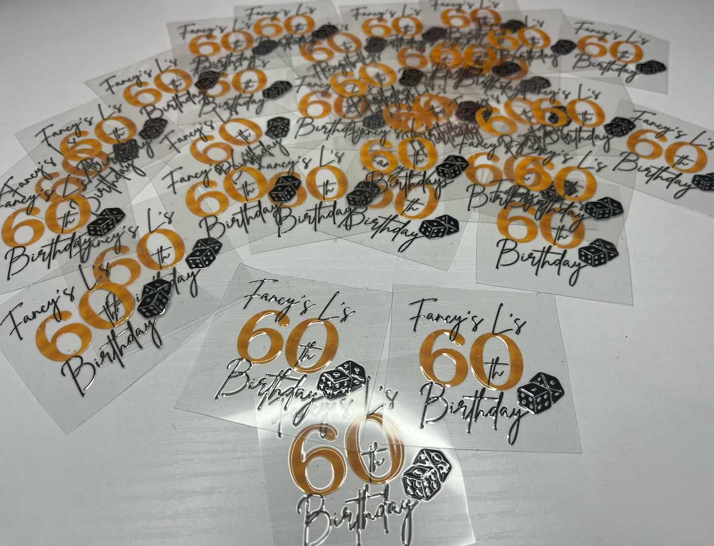 Custom Shot Glass Prints 1.8' inches'-UV DTF DECAL