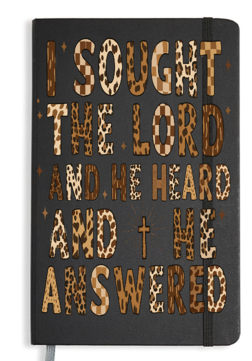 I sought the lord and he-UV DTF