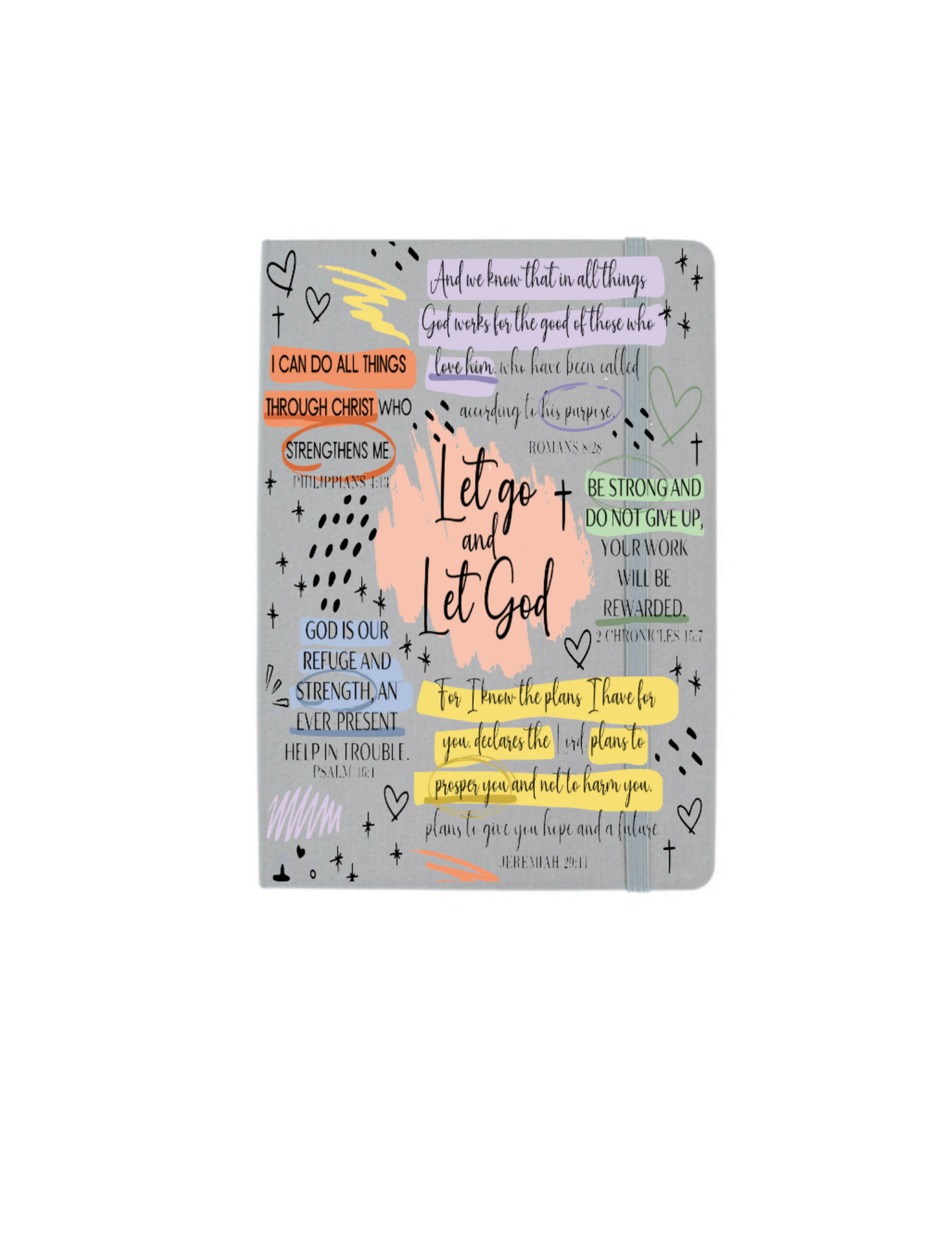 Let go and Let God - Journal UV DTF