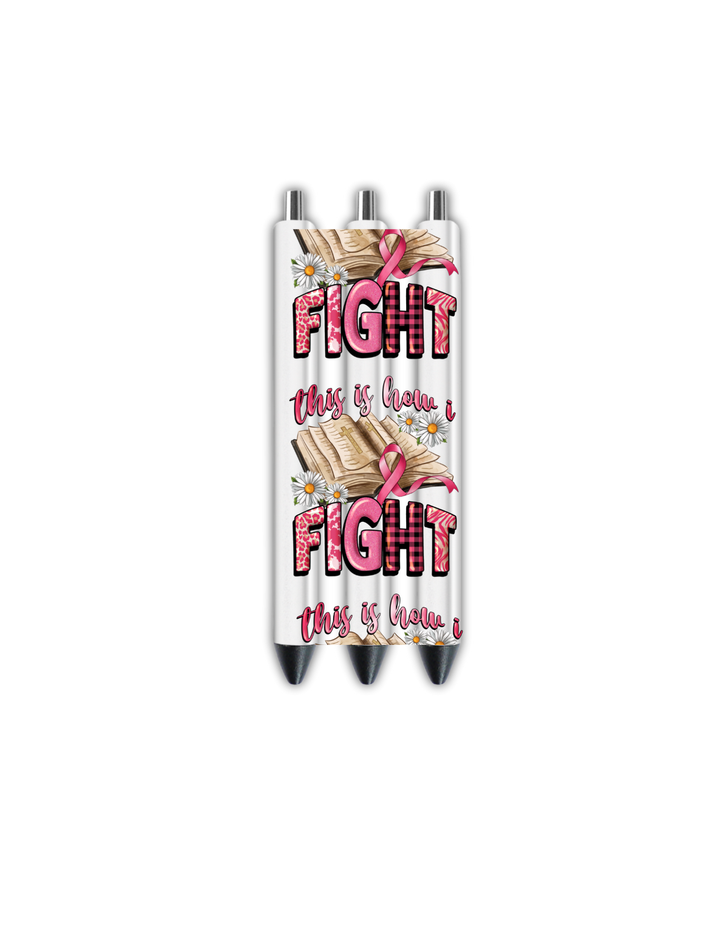 This is how I Fight (breast Cancer)- Journal UV DTF