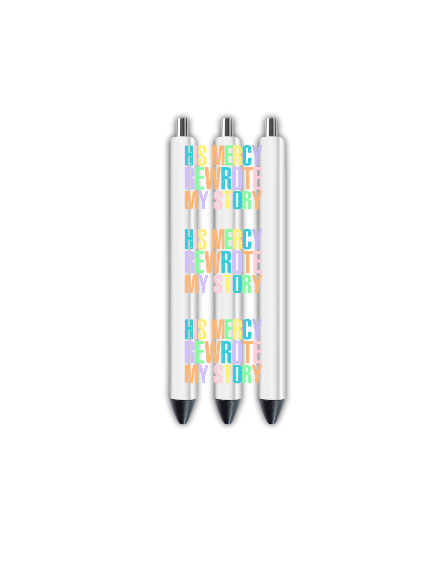 His mercy rewrote my story - Journal UV DTF