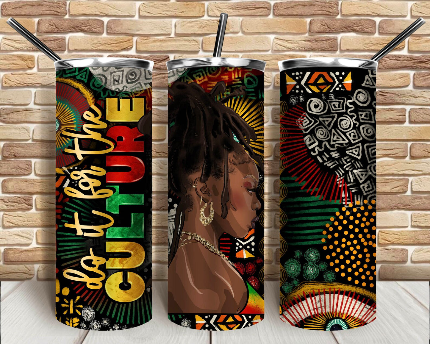 Do it for the Culture -Juneteenth 20oz Skinny Tumbler