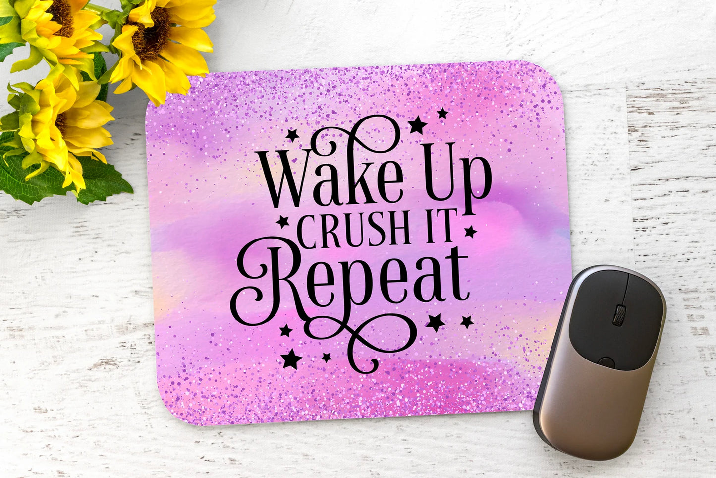 Wake up crush it repeat -Ready to press transfer
