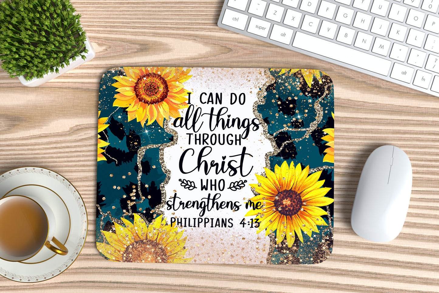 I Can Do All Things Through (Sublfower) -Ready to press transfer