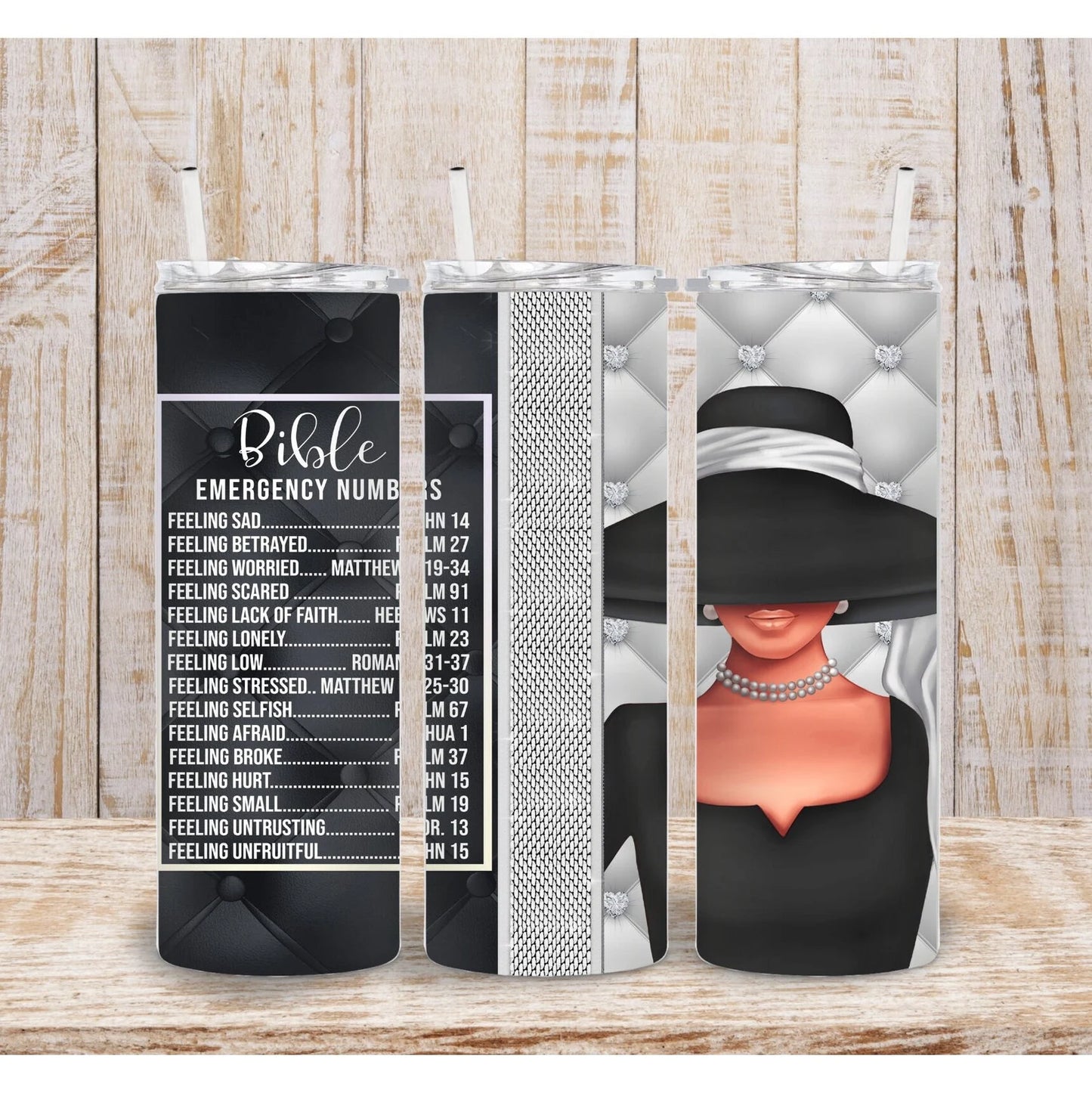 Bible Verse--20oz Skinny Tumbler