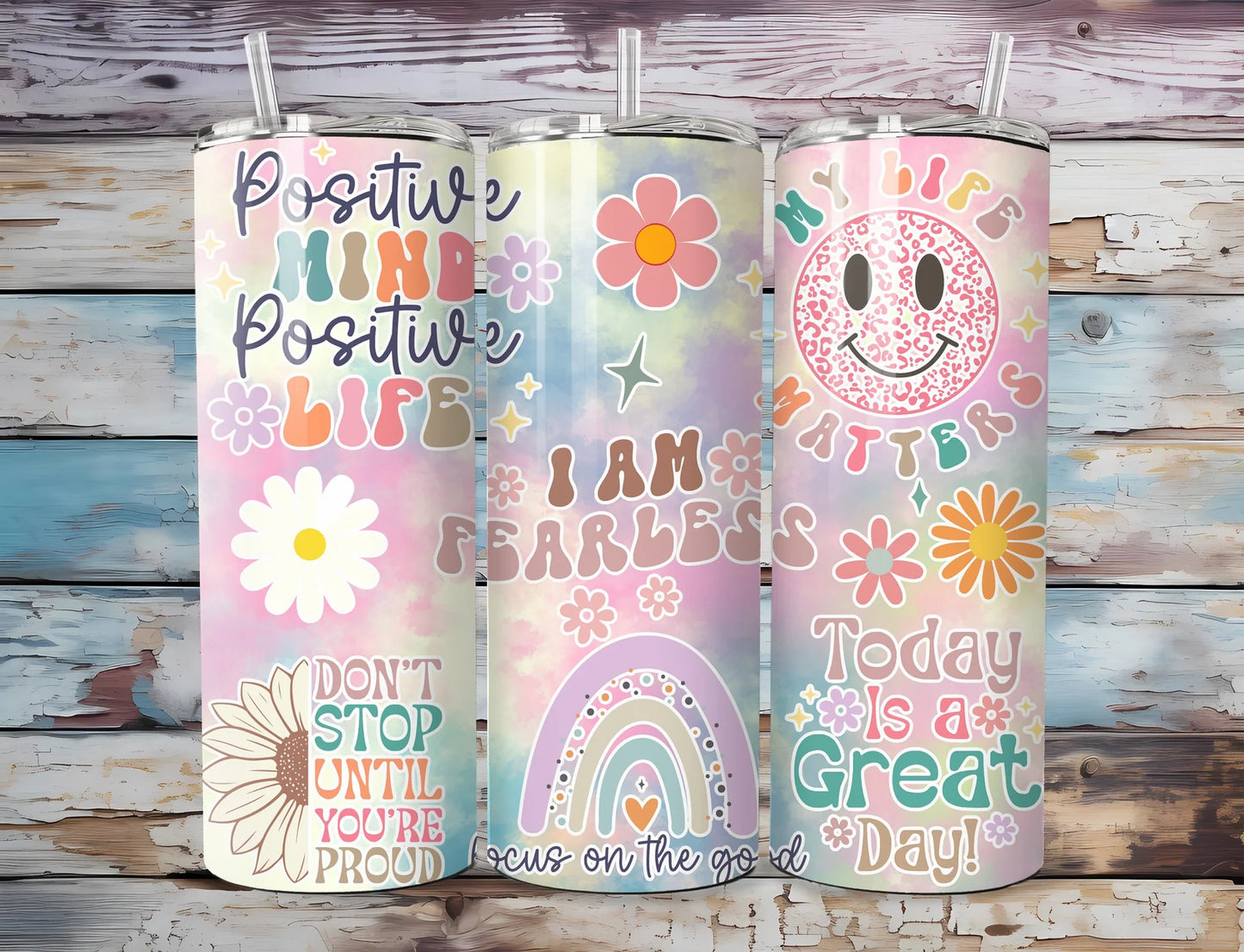 I am fearless-20oz Skinny Tumbler