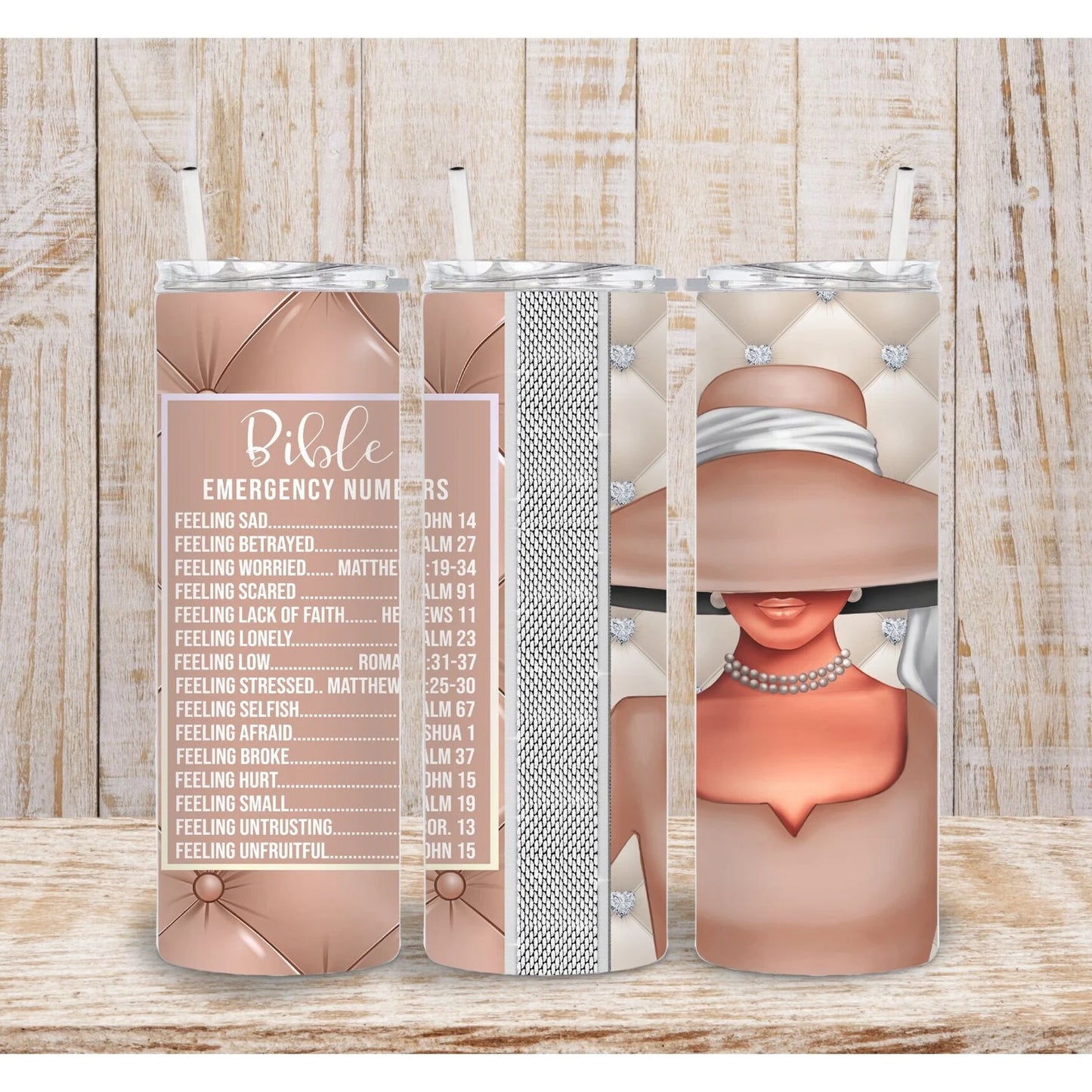 Bible Numbers-20oz Skinny Tumbler