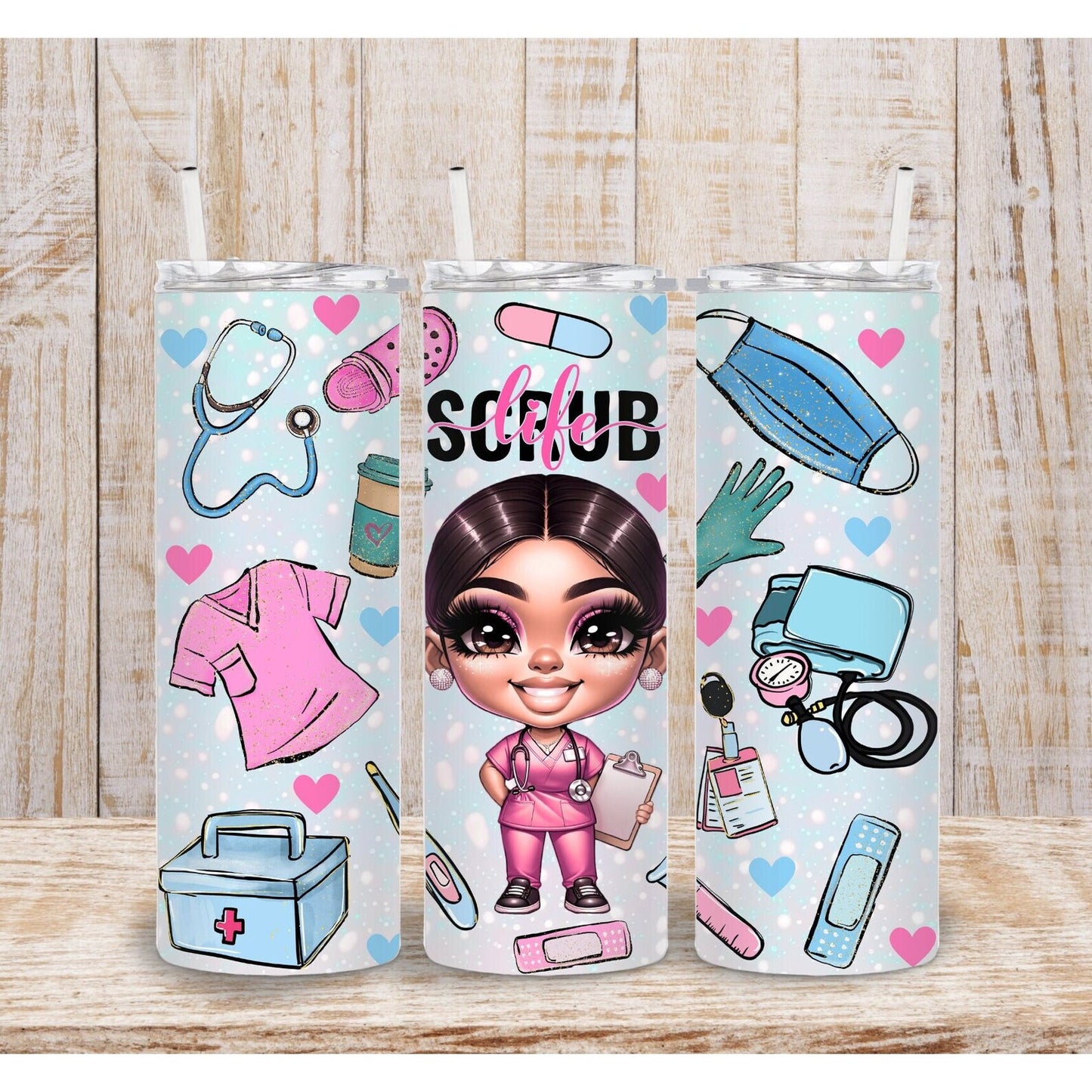 Nurse Life -20oz Skinny Tumbler