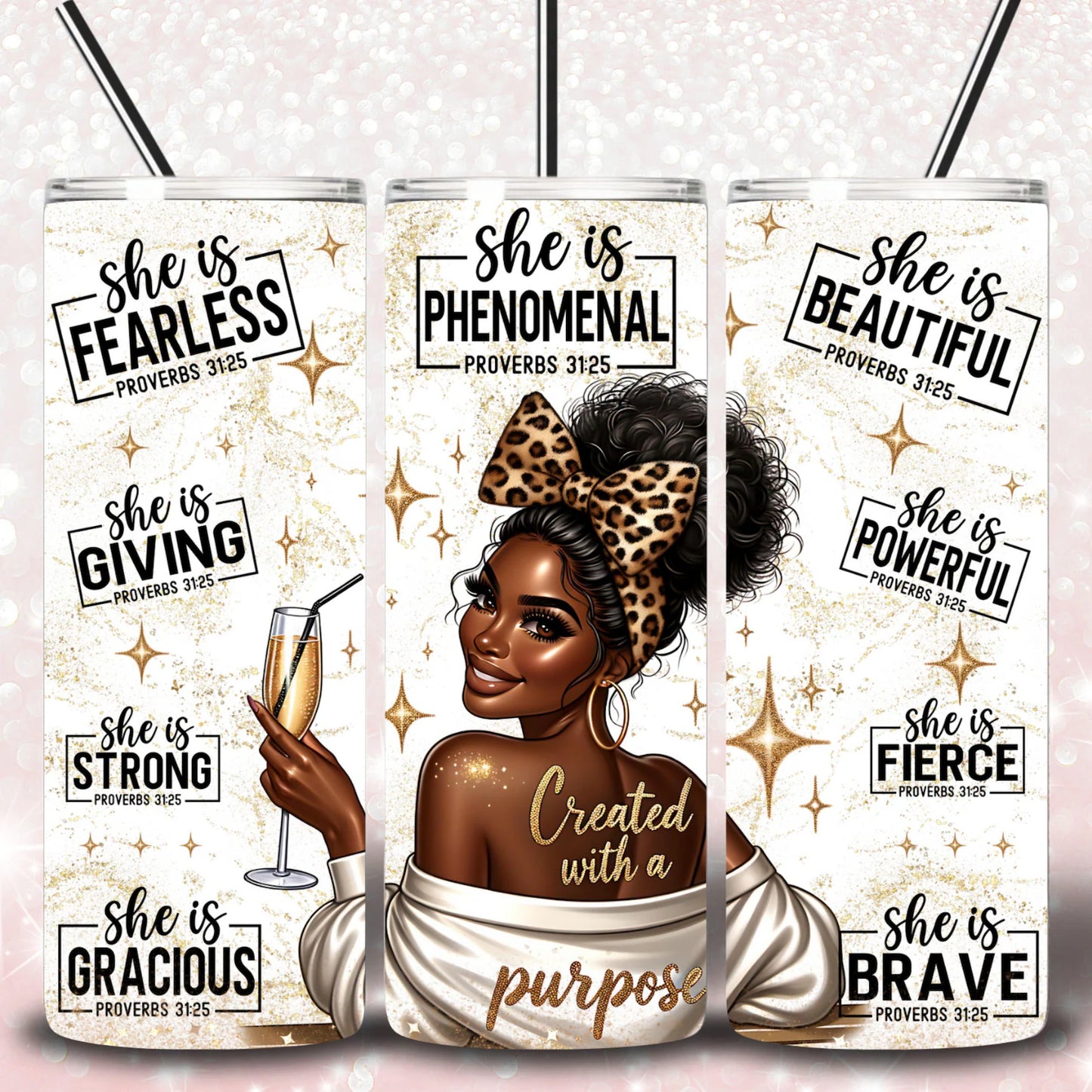 Created with a puropose-20oz Skinny Tumbler