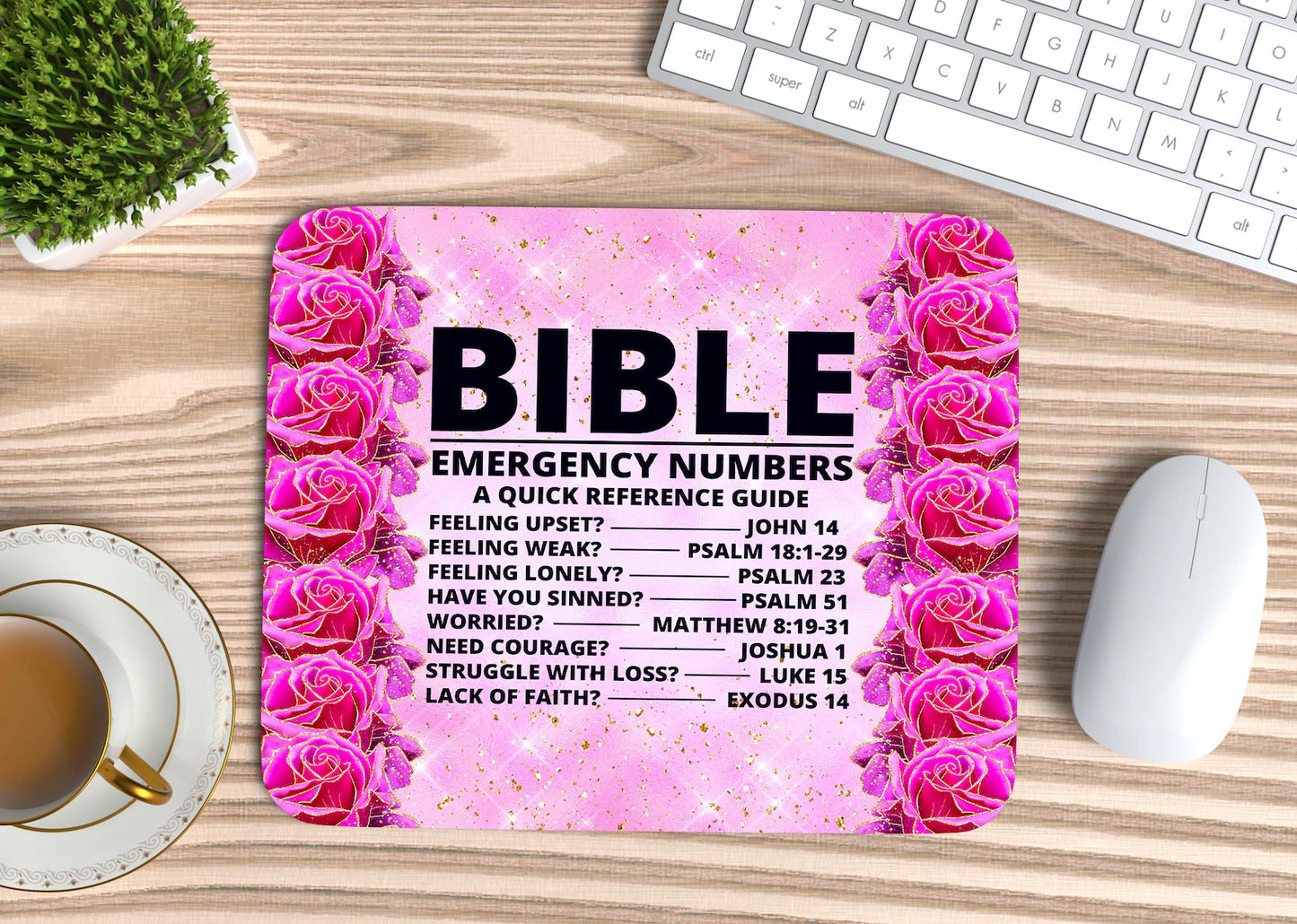 Bible Emergency pink-Ready to press transfer