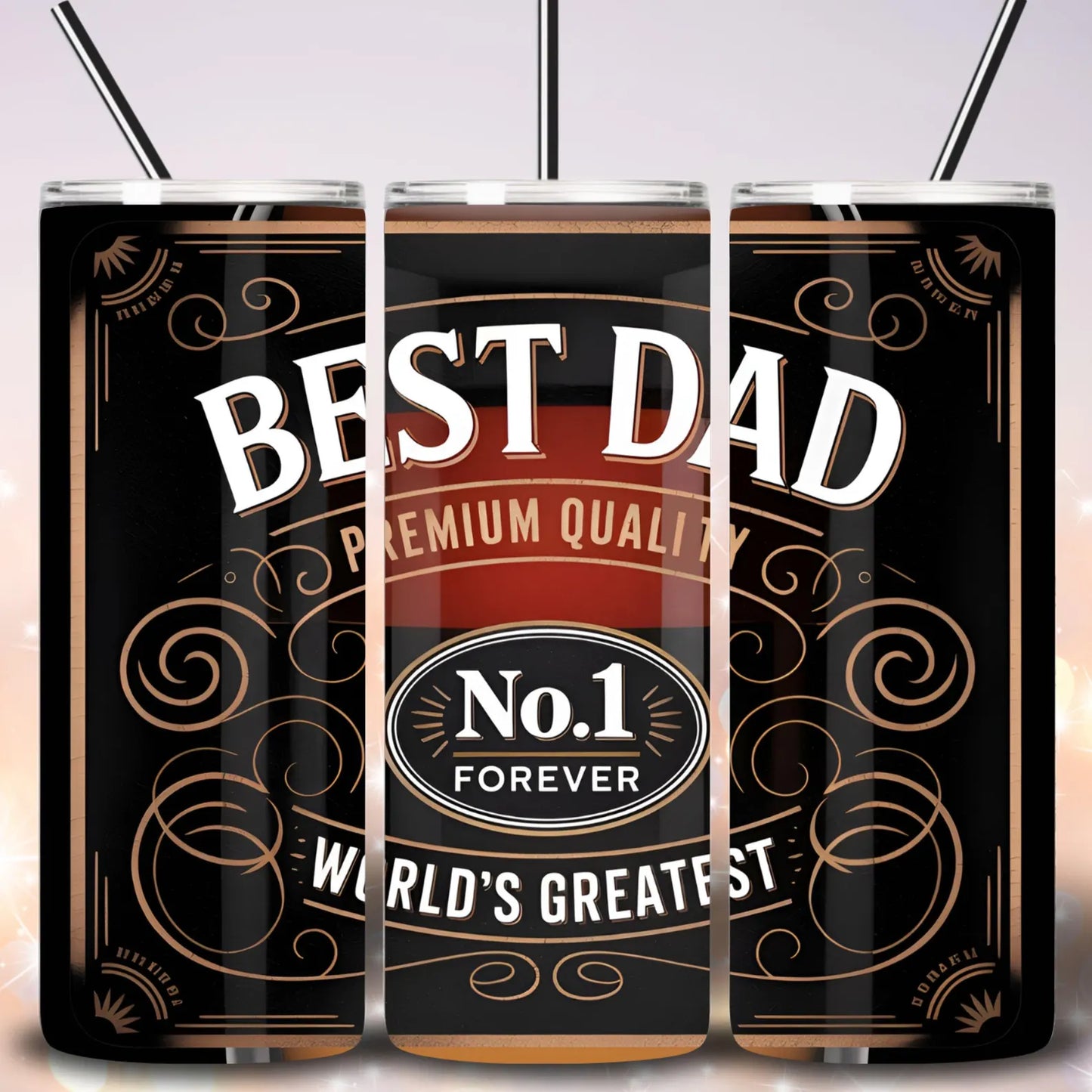 Best Dad Ever 20oz Skinny Tumbler