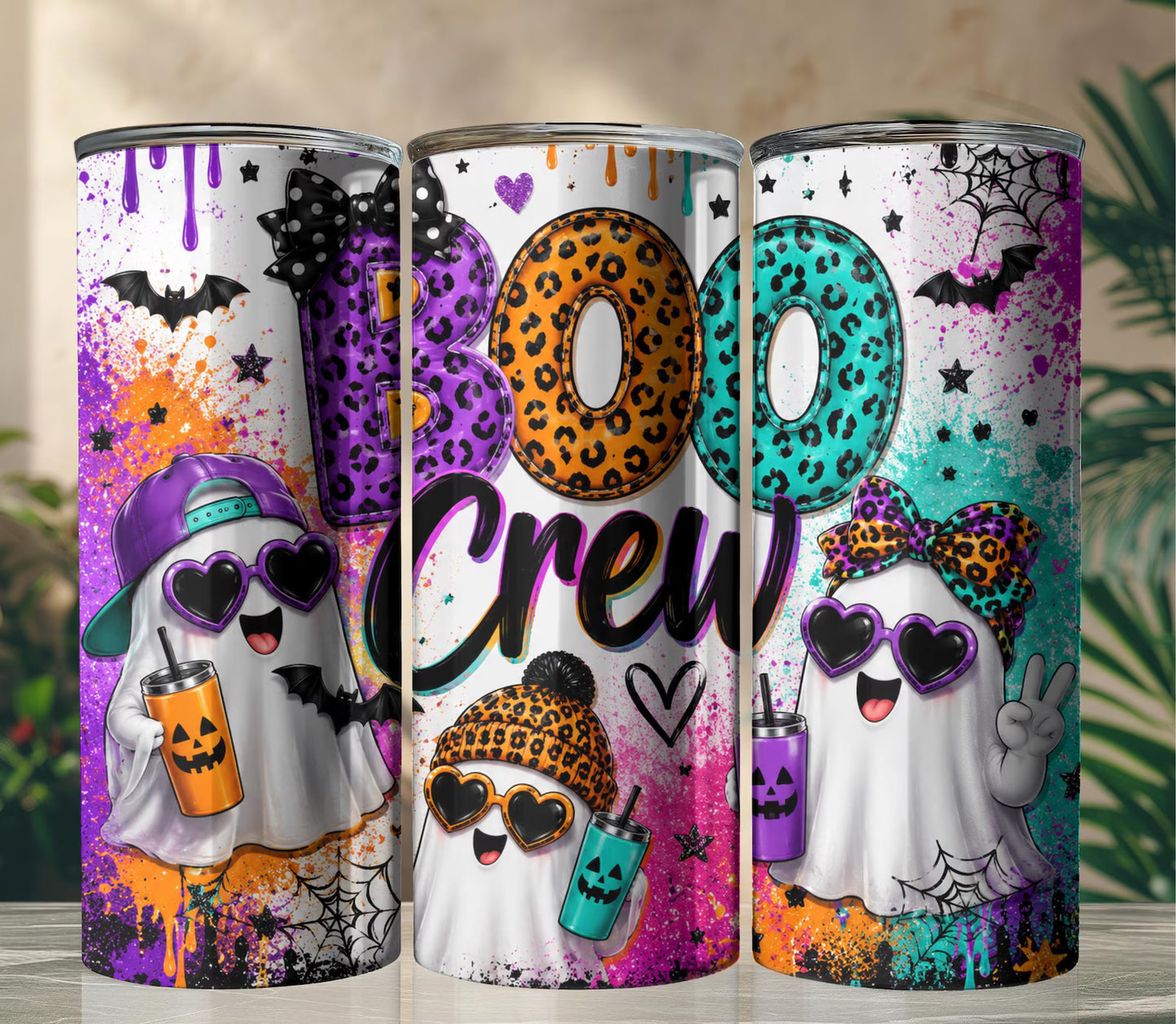 Boo Crew-20oz Skinny Tumbler