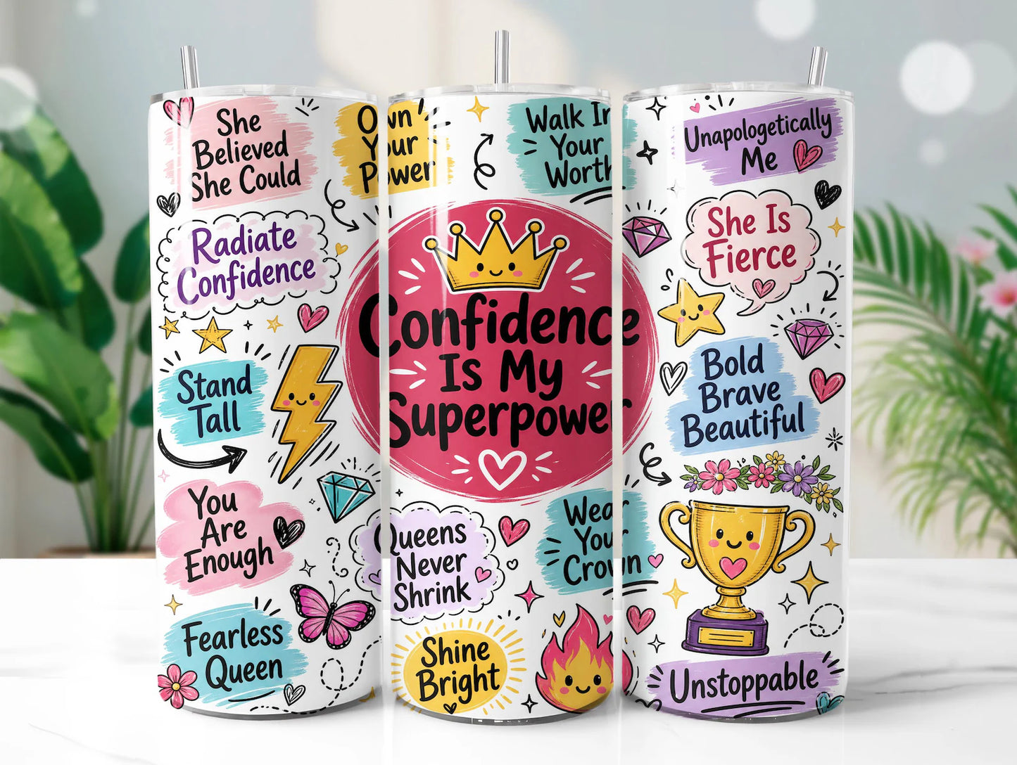Confidence is my Superpower -20oz Sublimation