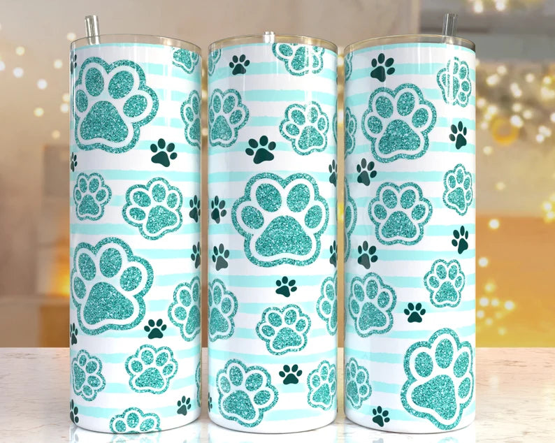 Paw -20oz Skinny Tumbler