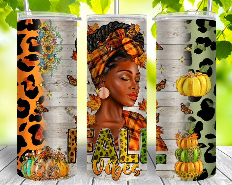 Fall Vibes-20oz Skinny Tumbler