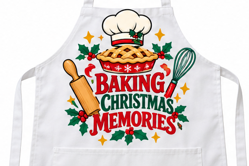 Baking christmas memories - APRON DTF transfer