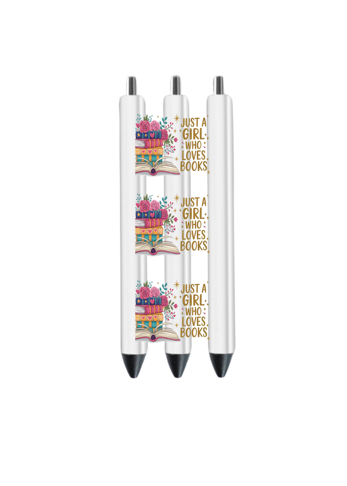 Just a girl who loves books-UV DTF