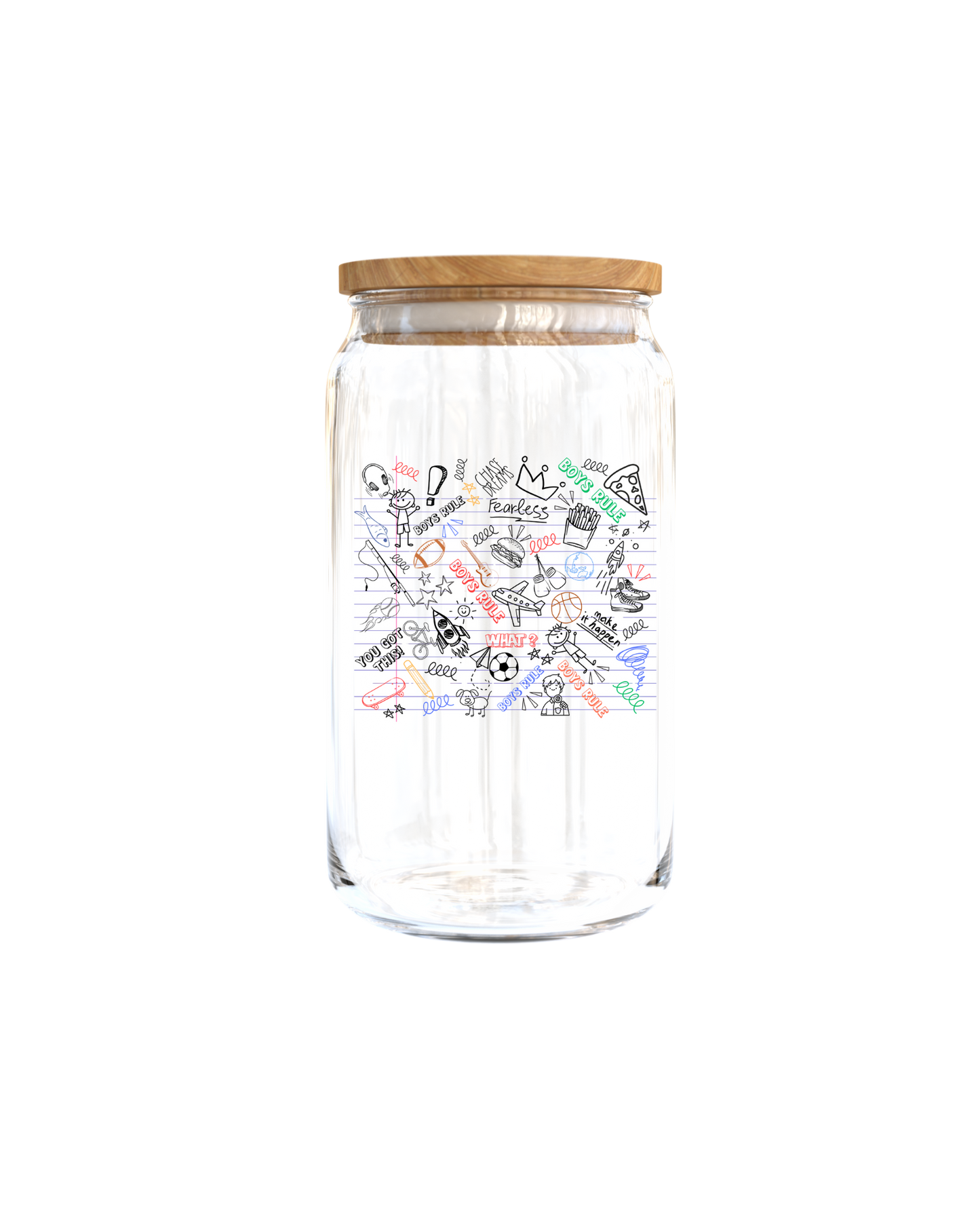 Boys Rule- Journal UV DTF