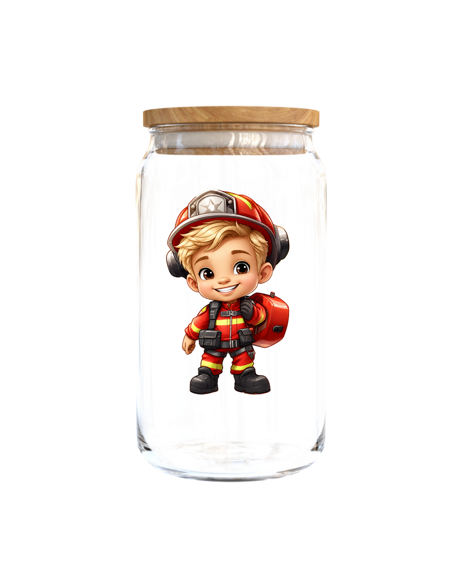 Little Boy Fiire Fighter  (Vanilla ) -UV DTF