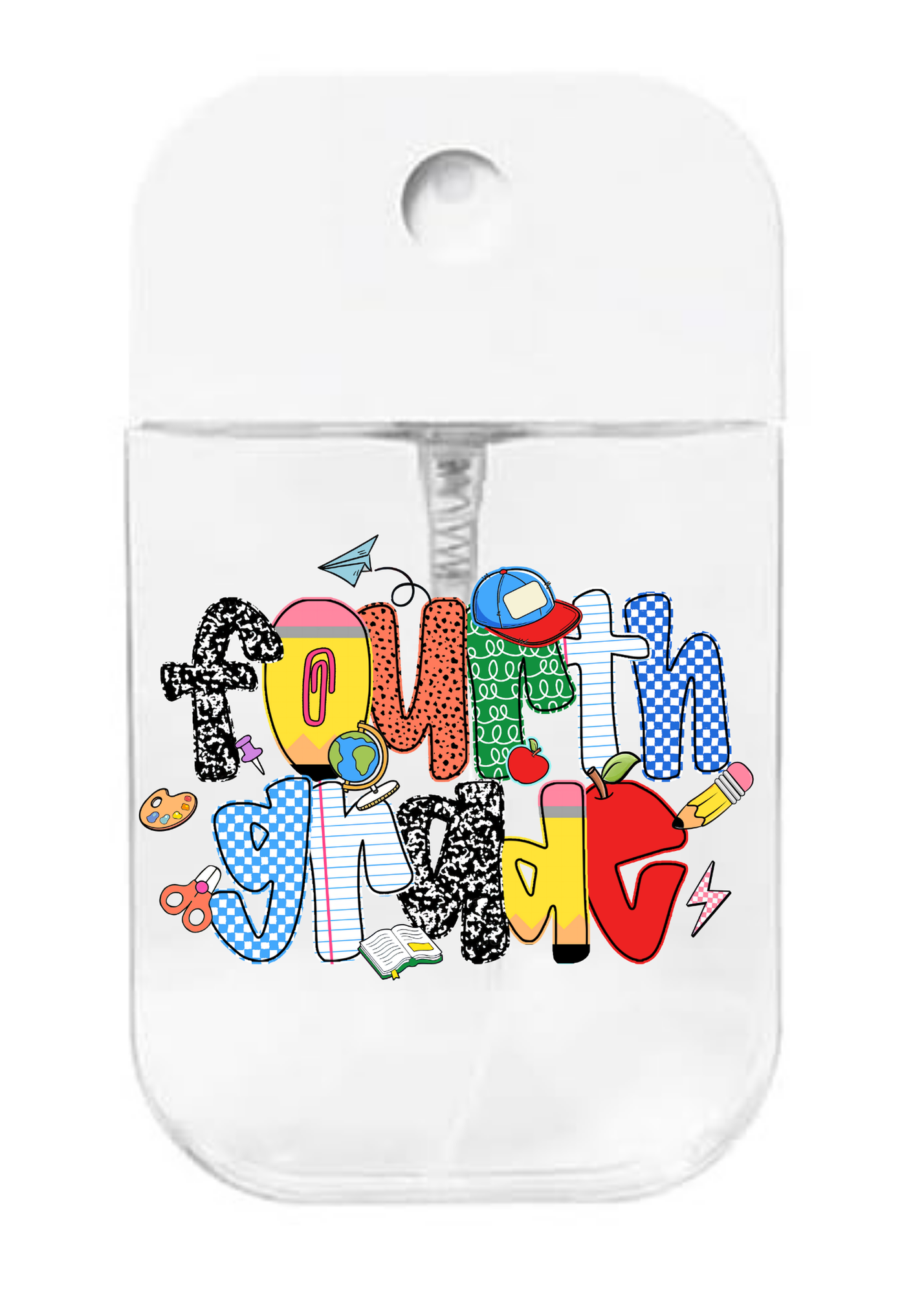 Fourth Grade- UVDTF- Spray bottle Tranfers (Copy)