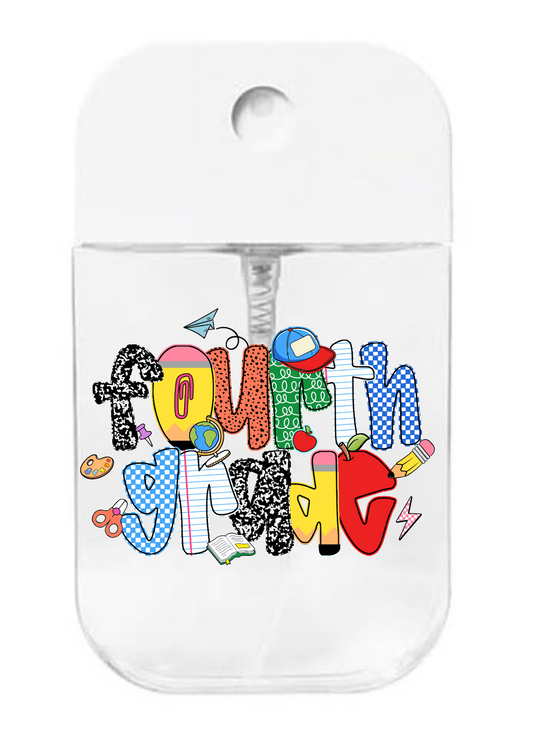Fourth Grade- UVDTF- Spray bottle Tranfers (Copy)